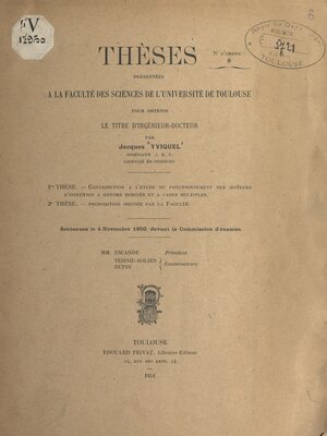 cover image of Contribution à l'étude du fonctionnement des moteurs d'induction à rotors bobinés et à cages multiples